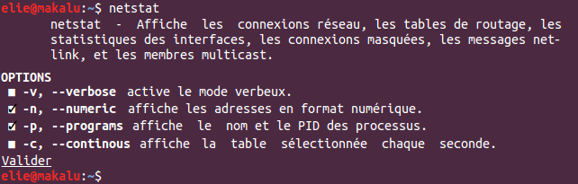 Vous ne vous rappelez plus des options de netstat ? Pas grave !